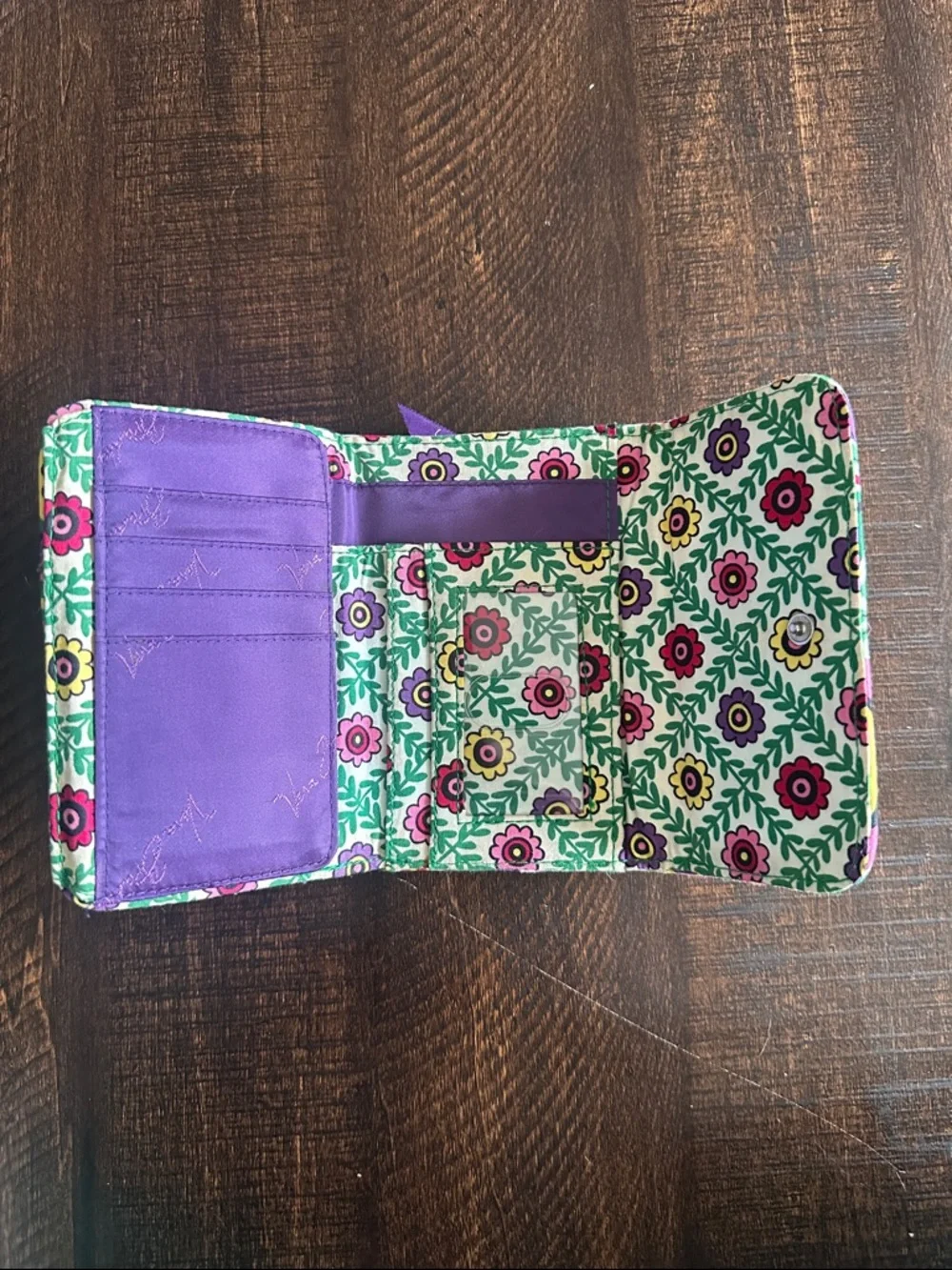 Vera Bradley “Viva la Vera” patterned wallet - Picture 2 of 3